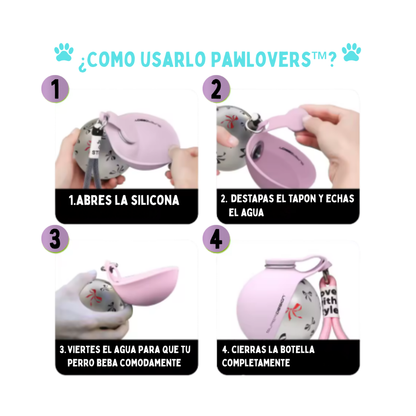 PawLovers™–Botella portátil para perros